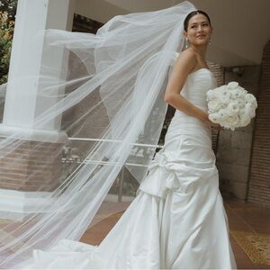 Pronovias Atelier Diagonal Olympo gown